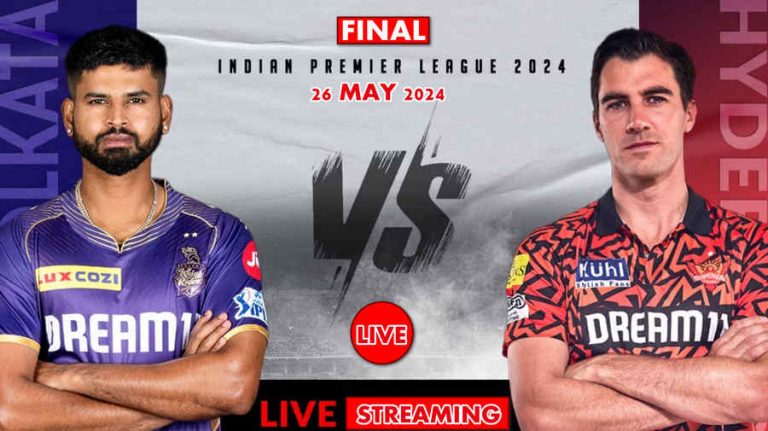 KKR vs SRH, IPL 2024 Final Live Streaming