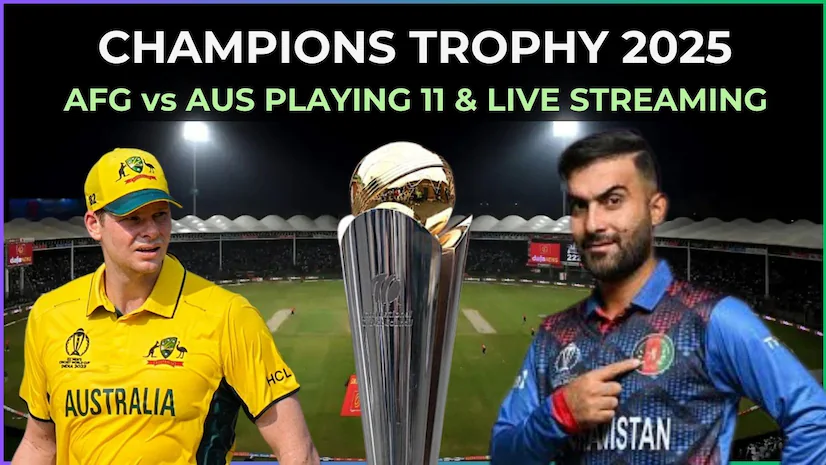 AFG VS AUS ODI - CHAMPIONSHIP TROPHY 2025